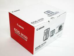 CANON EOS M100 Mirrorless Digital Camera Kit Double Zoom White