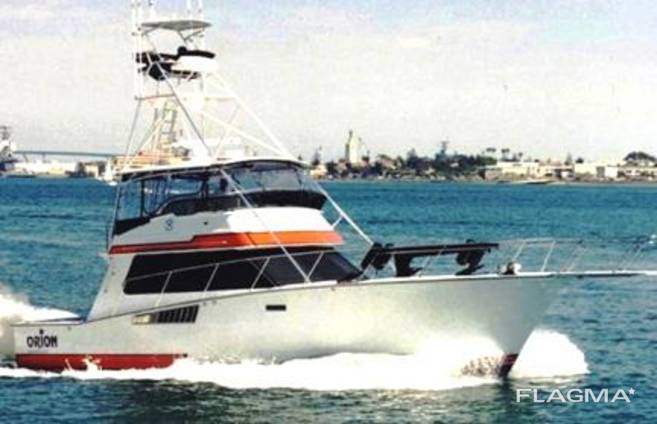 50ft motor yachts of the Atlantic50 Sport Fisherman type with an aluminum hull