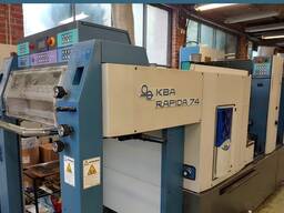 Sheet-fed Offset Printing Machine KBA RAPIDA 74 - 4 PWHA
