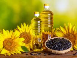 Solrosolja i grossistledet. Sunflower oil wholesale.